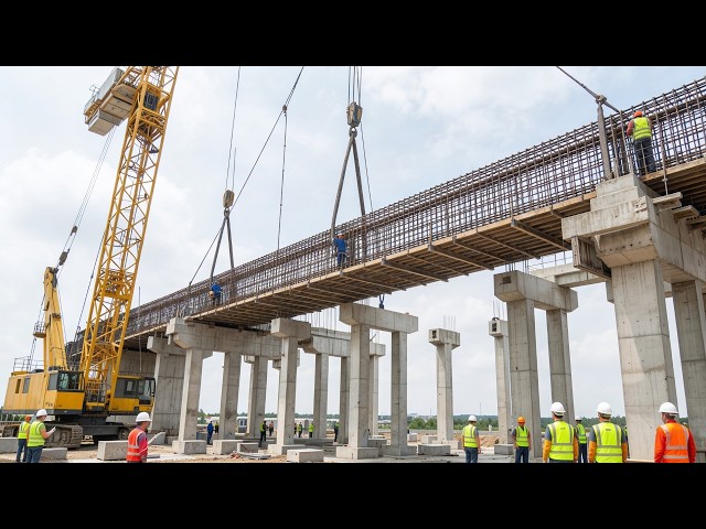 Incredible Process of Building a MODERN BRIDGE | Amazing Construction Process @Satisfyingtech116