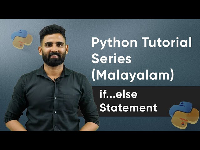 Part 5 |  Python if...else Statement | Python Malayalam Tutorial Series