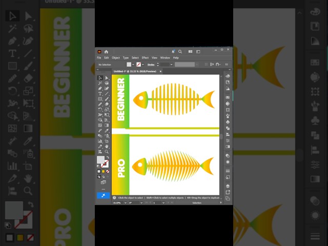 Adobe Illustrator 2026 - Tip to create warpfish#trending #tutorial #xd #op #ai #aiart #art#logo