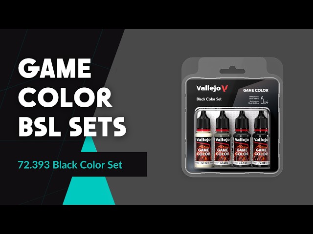 Ref. 72.393 BLACK COLOR SET - Game Color