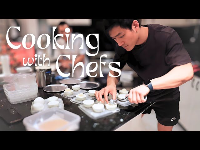 Upscale 4-course Dinner by Professional Chefs ft. Snow Egg | Home Cooking Vlog Episode 1