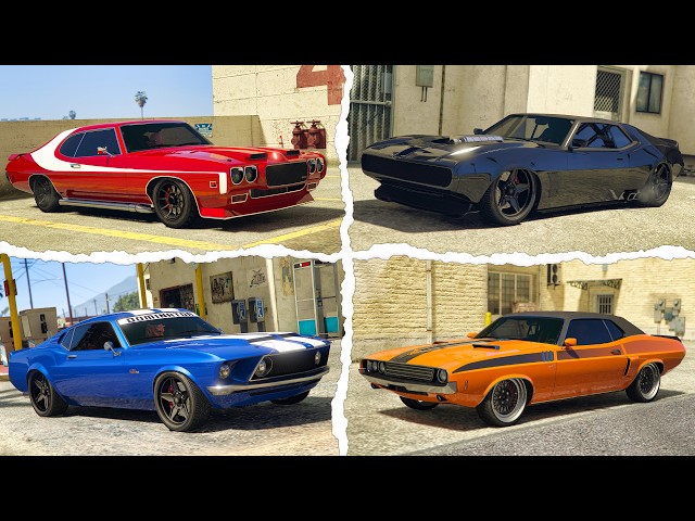 Top 10 BEST CLASSIC MUSCLE Cars In GTA Online
