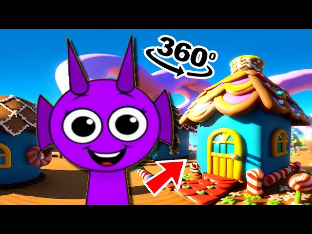 Can you find Durple Incredibox Sprunki in 360° VR Animation