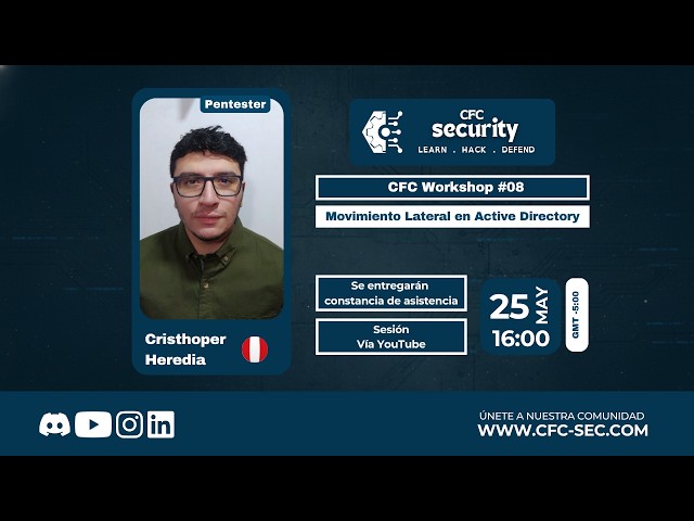 CFC Workshop #08 | Movimiento Lateral en Active Directory