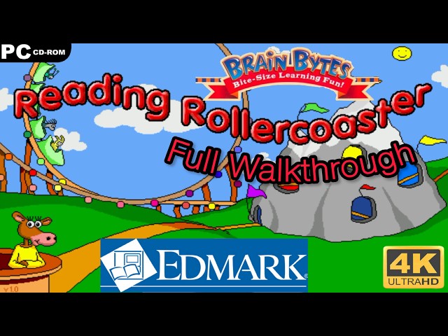 Brain Bytes: Reading Roller Coaster [PC] Gameplay - 4K60ᶠᵖˢ UHD