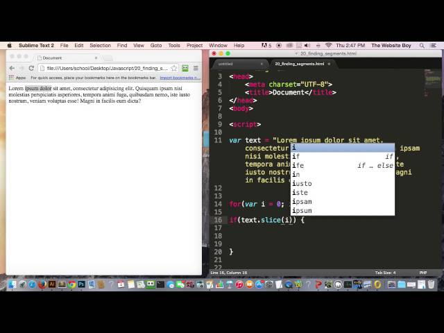 Javascript Tutorial For Beginners #20  How To Find and Replace Text In Javascript