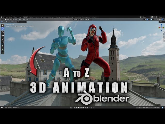 A to Z Complete 3D Animation in Blender Using QuickMagic | Full Beginner to Pro Guide