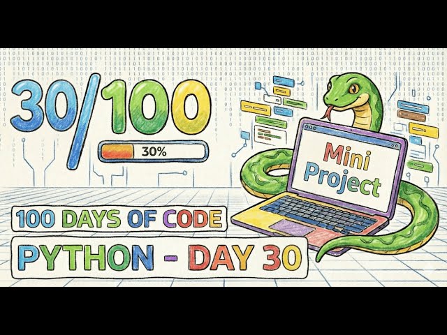 100 Days of Python – Day 30: Student Management Mini Project (CLI Based)