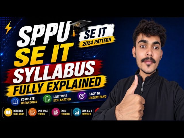 SPPU SE IT 2024 Pattern Syllabus Fully Explained 🙏🏻