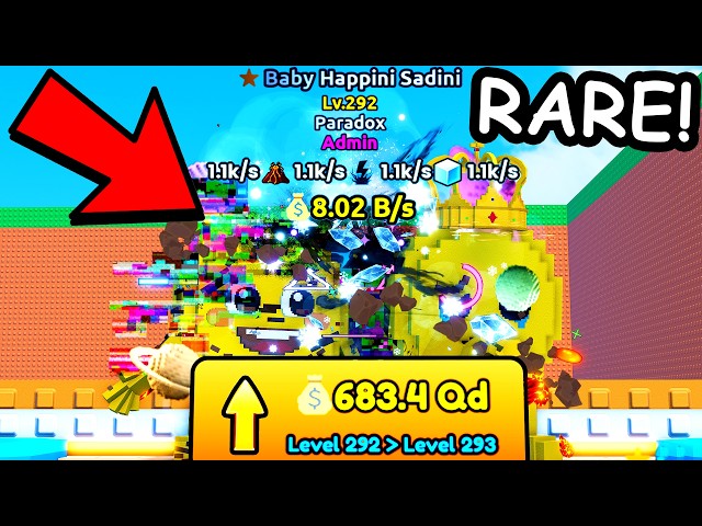 I Got QUAD TRAIT HAPPINI SADINI PARADOX in Escape Tsunami...
