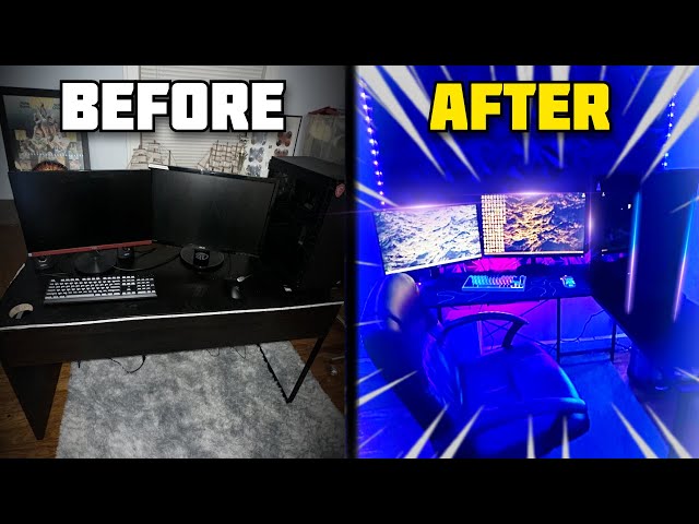 Fully Transforming My 6 YEAR OLD Setup into my DREAM Gaming Setup!