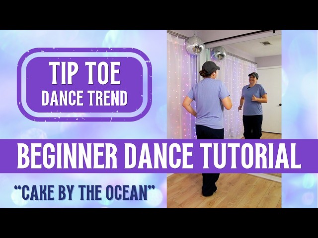 TIP TOE Dance Trend 🕺 BEGINNER DANCE TUTORIAL 🕺 Step-by-Step, Back-view 🕺 Easy Dance!