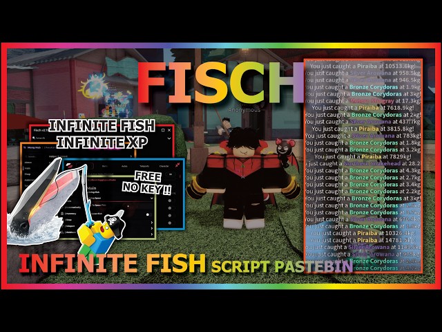 FISCH Script Pastebin 2026 INFINITE FISH, INSTANT CATCH, AUTO PERFECT, OTTER, UNDETECTED (NO KEY) 🦦