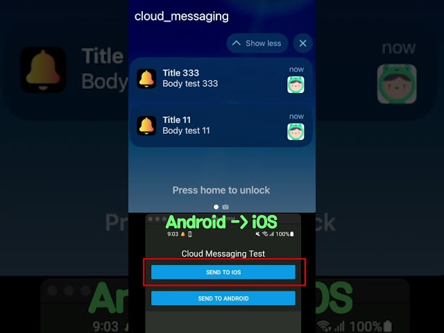 React native 2023 Firebase Cloud Messaging - Notification with Image iOS & Android