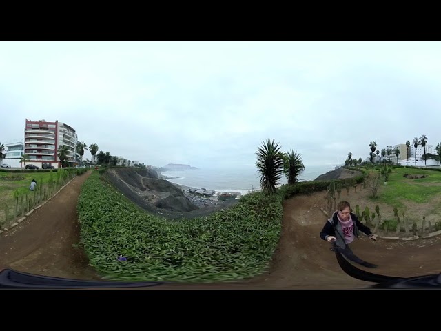 The coastline of Lima, Peru 360° VR