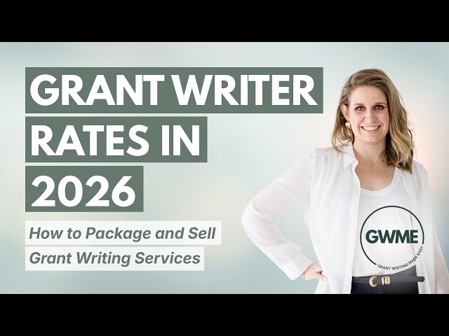 How to Package and Sell Grant Writing Services | Grant Writer Rates in 2026
