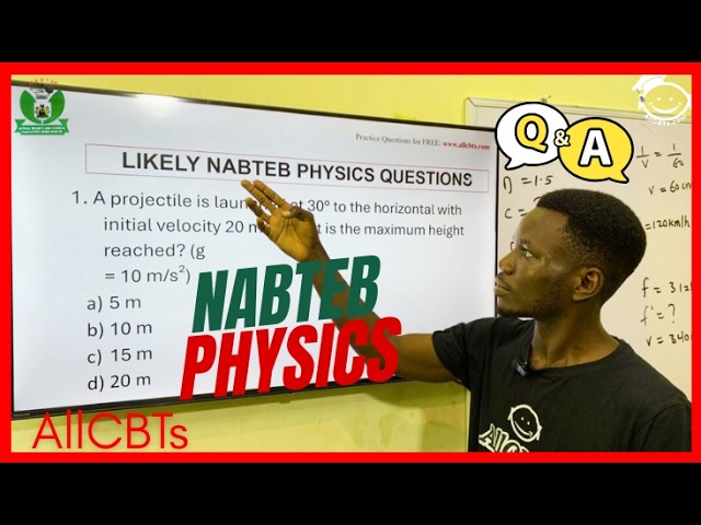 99% Likely NABTEB 2026 Physics Questions | Top Past Questions & Answers Solved