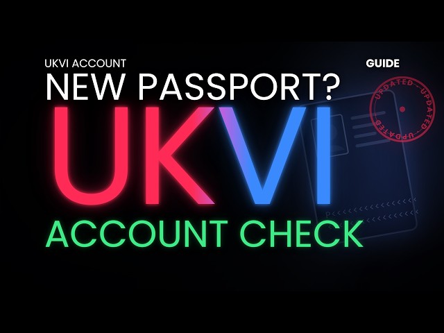 Update Passport in UKVI Account (2026): 4 Checks Before You Travel