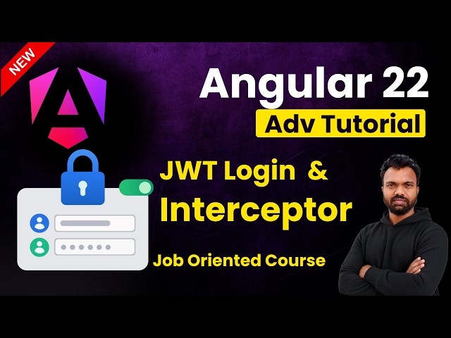 JWT Login in Angular 22 | Interceptor in Angular | Angular 22 Tutorial