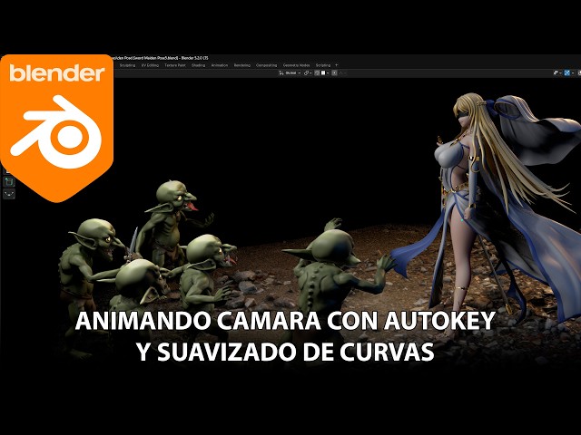 Generar movimientos de camara con Autokey y Filtro de suavizado de F-curves