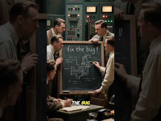 The First Computer Bug Was a Real Insect #wowbytes #bug #techfacts #history #coding