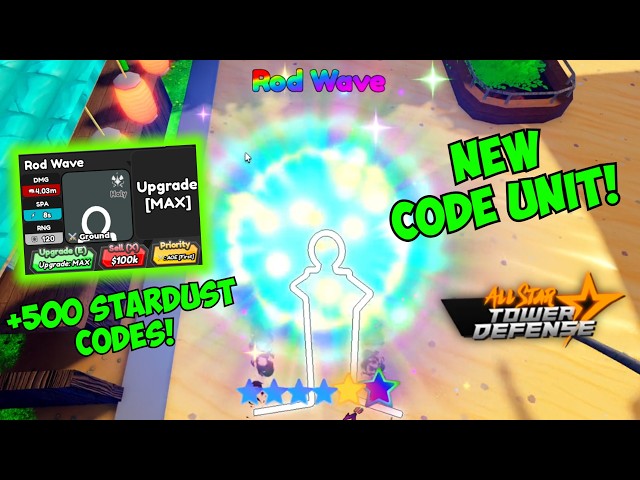 NEW JON ROD WAVE CODE UNIT & STARDUST CODES in OG ASTD!