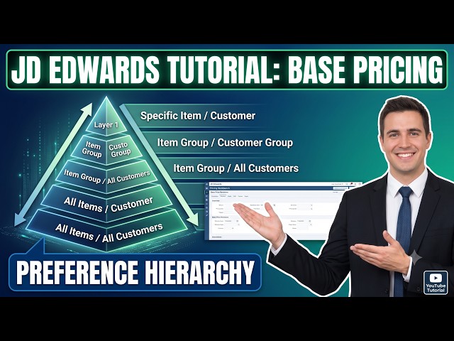 JD Edwards Tutorial: Base Pricing & The Preference Hierarchy