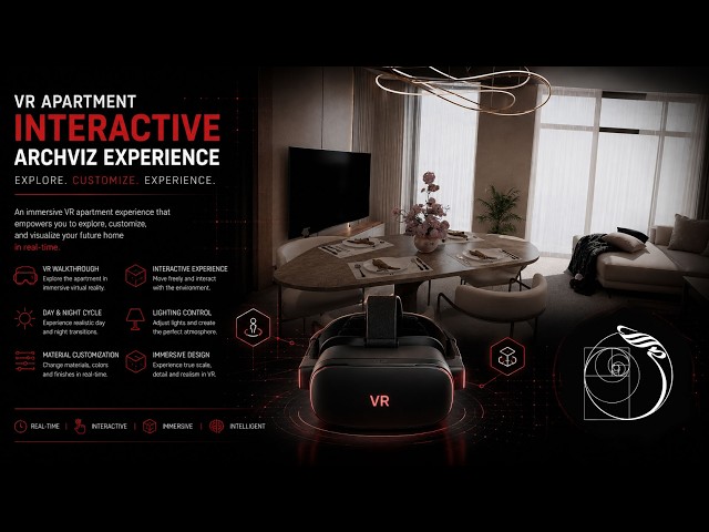 VR Apartment Walkthrough | Interactive ArchViz Experience | Unreal Engine 5