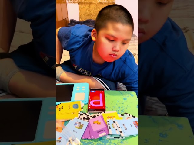 Talking Flash Cards #autism #autistic child #learning #funlearning #educationalflashcards