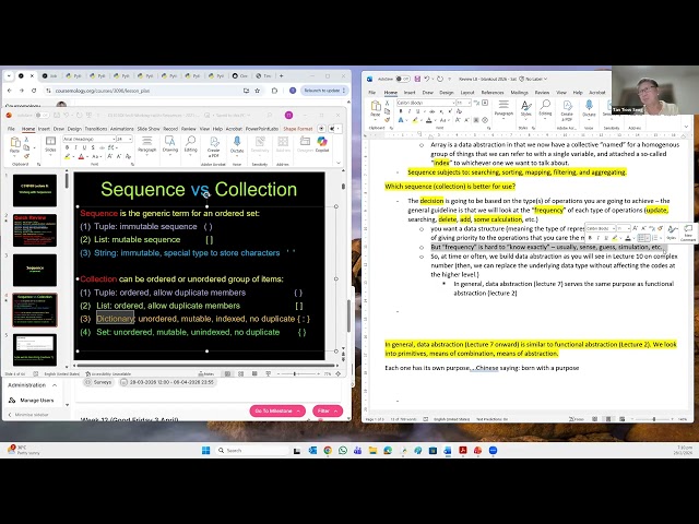 CS1010X Review 07 and Recitation 04 (Repeat) on 28 Feb 2026 (Sat)