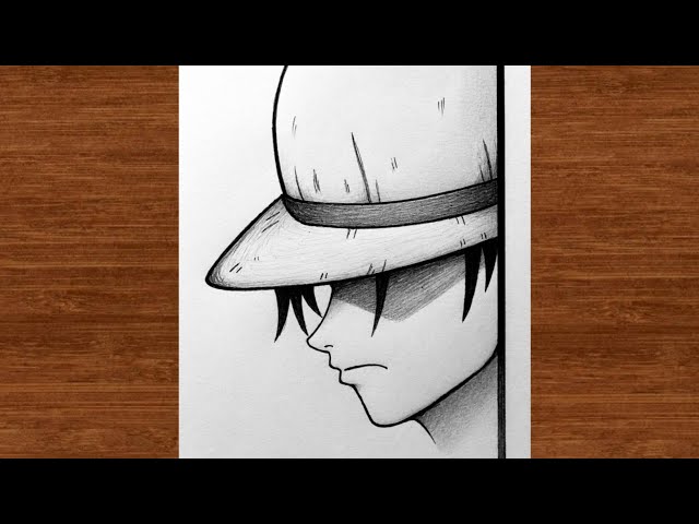 Easy Anime Drawing | How To Draw Monkey D. Luffy Step-by-Step