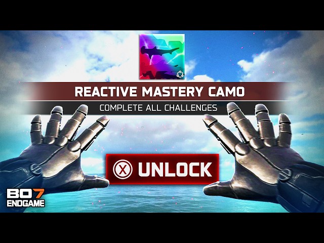 The NEW REACTIVE MASTERY CAMO in Endgame! (Black Ops 7 Season 5)