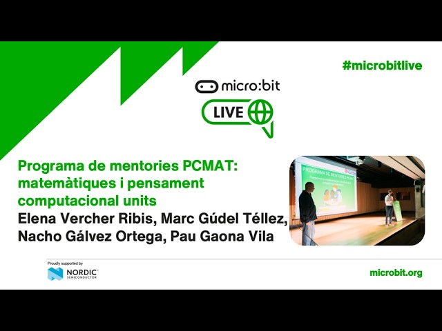 Programa de mentories PCMAT | micro:bit Live Global 2026