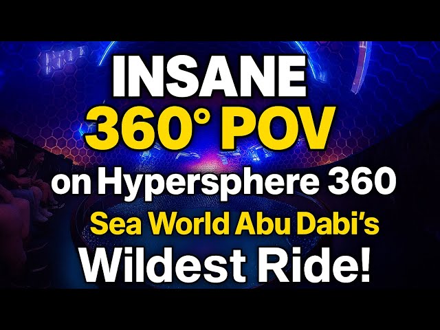 Step Inside Hypersphere 360! Immersive 360° POV at SeaWorld Abu Dhabi