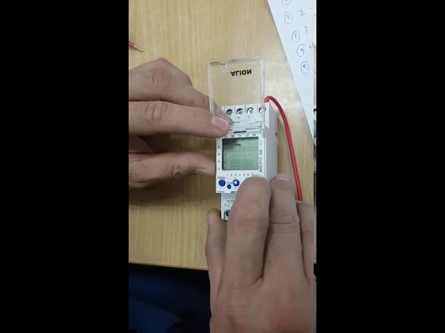 Hướng dẫn cài timer 24h điện tử AHC 812