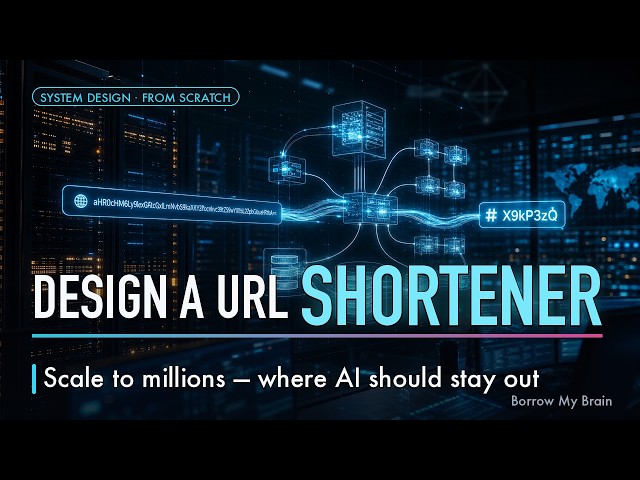 Design a URL Shortener From Scratch — Scaling to Millions, and Why AI Should Sit This One Out