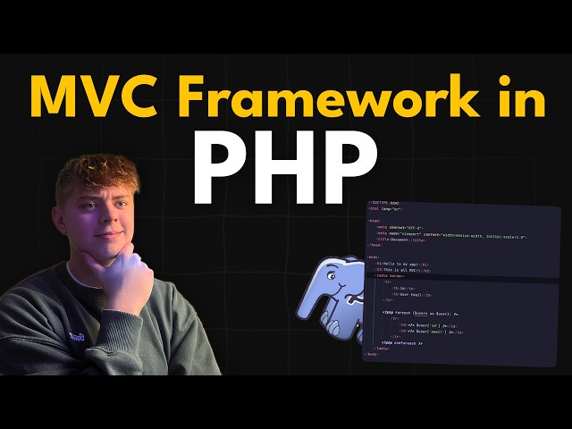 Build your own MVC framework with PHP!