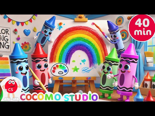 Color Finger Family Song | Learn Colors with Music for Kids