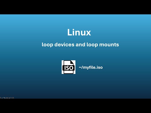 Linux loop devices and loop mounts
