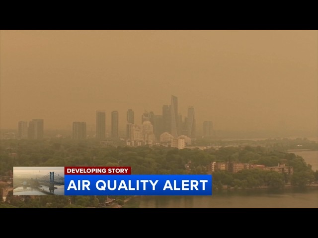 Code Red Air Quality Action Day issued in Philadelphia region due to wildfire smoke