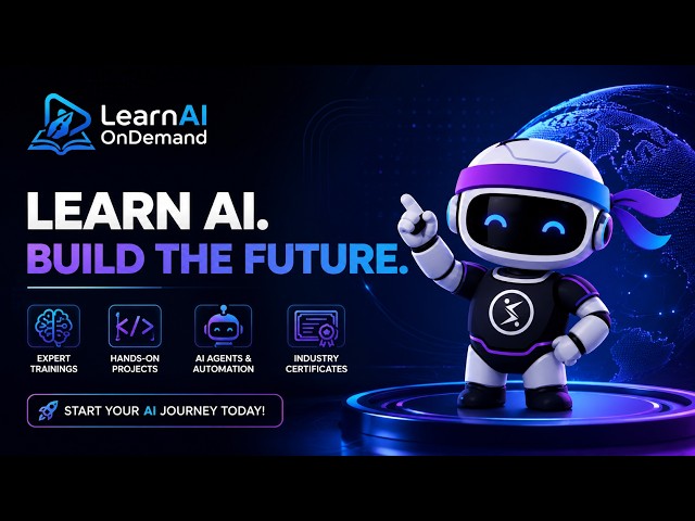 LearnAI OnDemand | Learn AI, Build Real Projects & Launch Your AI Career 🚀