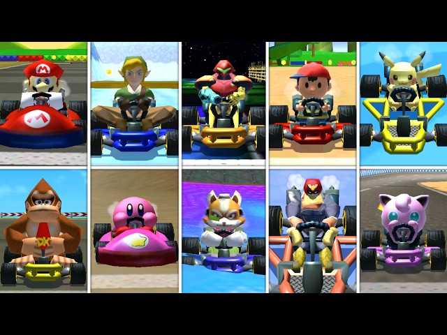Super Smash Bros. 64 Characters in Mario Kart 7!