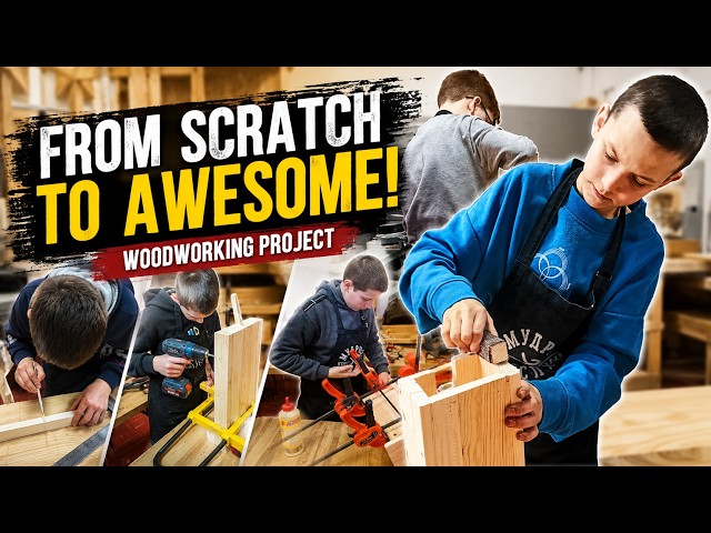 Young Woodworkers Build Their First Real Project