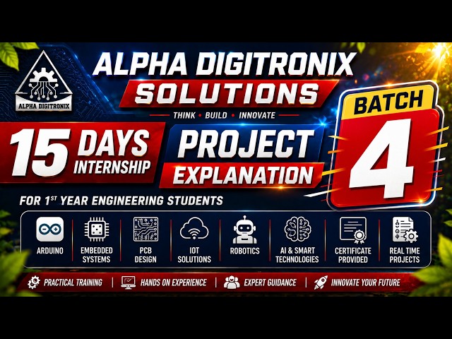 🔥 PIR Motion Sensor Project | Batch 4 Student Project ALPHA DIGITRONIX SOLUTIONS