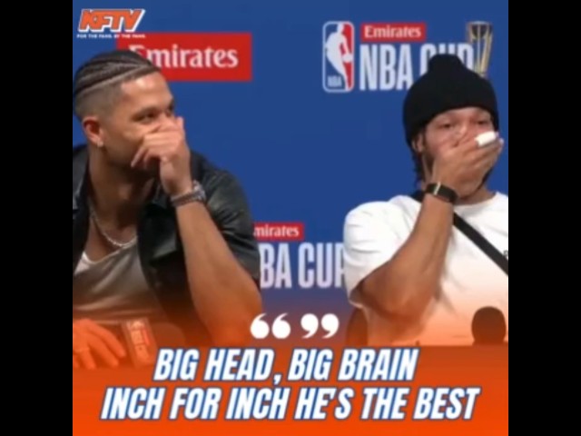 Jalen Brunson & Josh Hart Viral Post Game Reaction | NBA Cup
