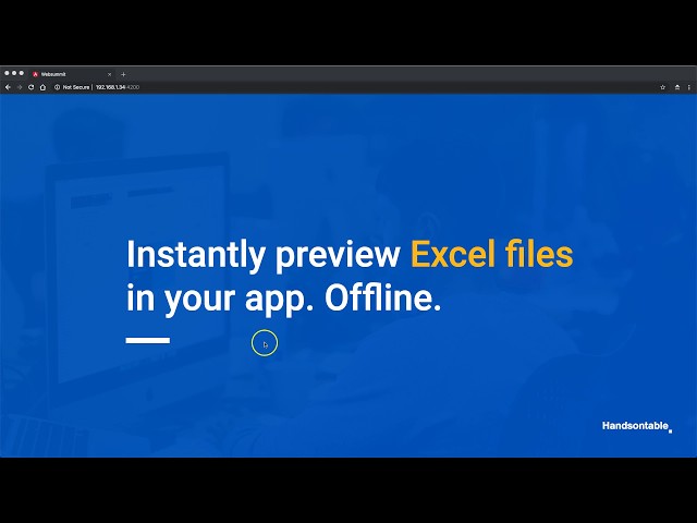 Spreadsheet Viewer - a JavaScript library to preview Excel files