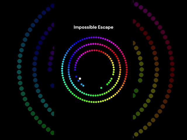 Ball Escape Simulation in Python #coding  #python #pygame  #programming