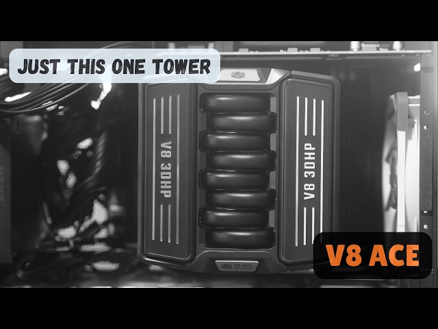 This single tower CPU cooler will make you forget about dual towers... Cooler Master V8 Ace 3DHP!