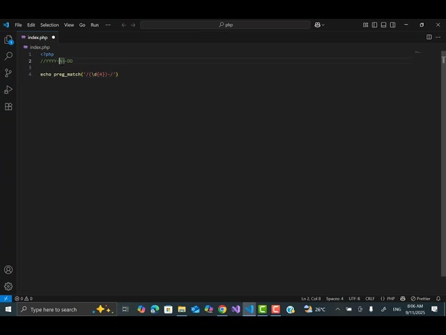Tutorial regular expression PHP part 17