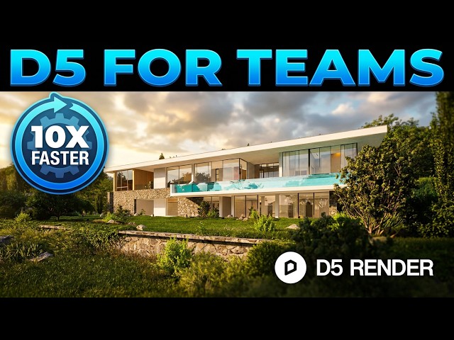 Multi editor Editing   First Real time Collaborative Solution from Rendering Software   D5 for Teams